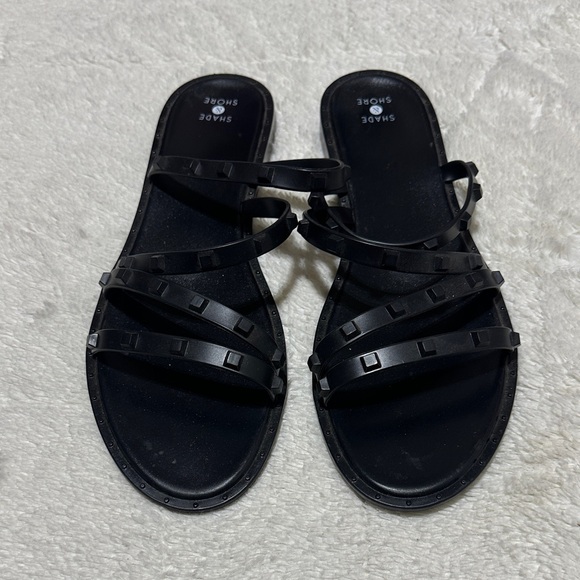 Shade & Shore | size 12 | black studded sandals - Picture 1 of 4
